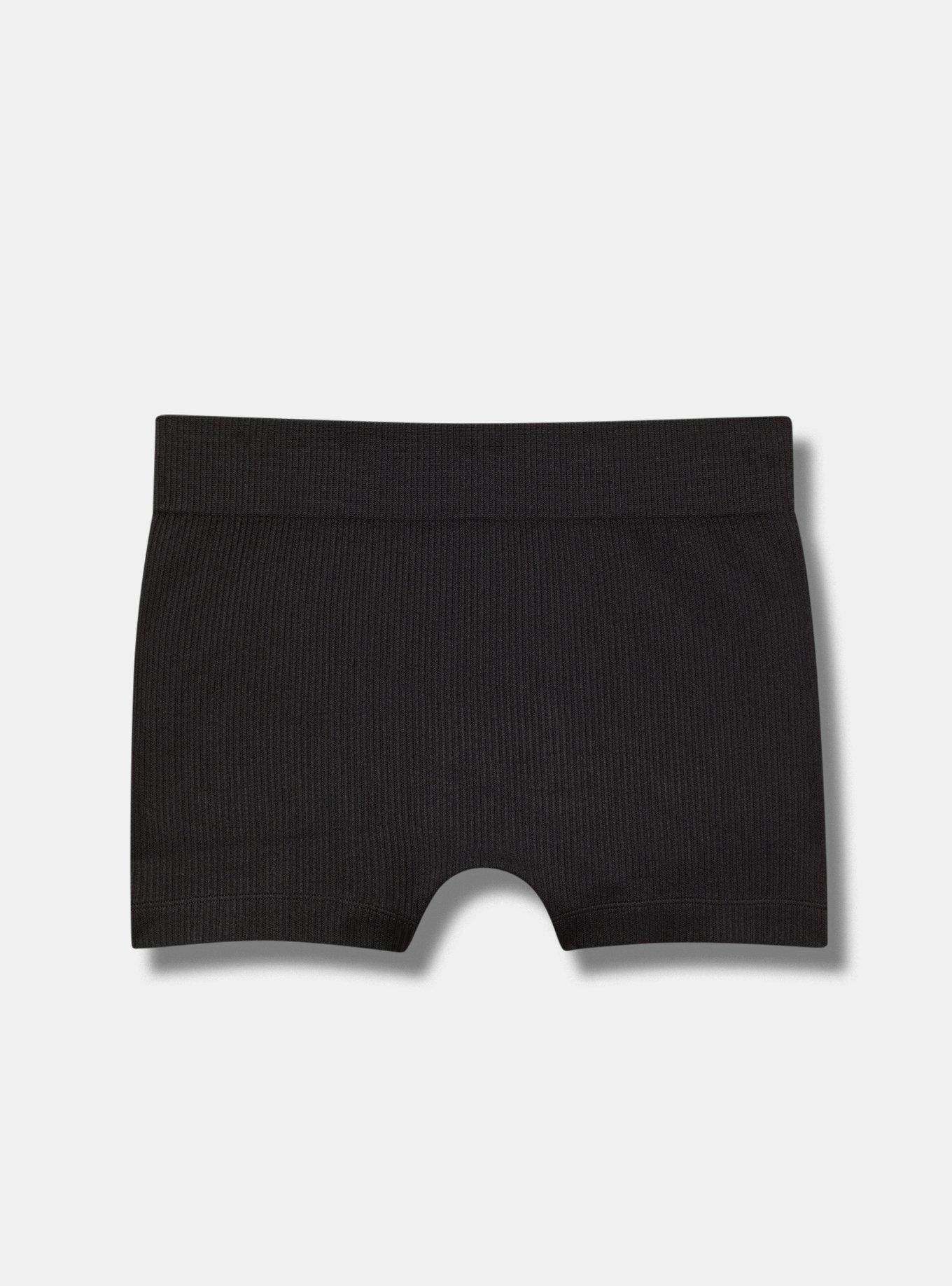 Seamless Rib Mid-Rise Shortie Panty