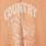 Plus Size Country Girl Classic Fit Cotton Jersey Notch Neck Raglan , PEACH BLOOM, swatch