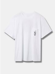 Plus Size Fresh Til Death Relaxed Fit Cotton Jersey Crew Neck Pocket Tee, BRIGHT WHITE, hi-res