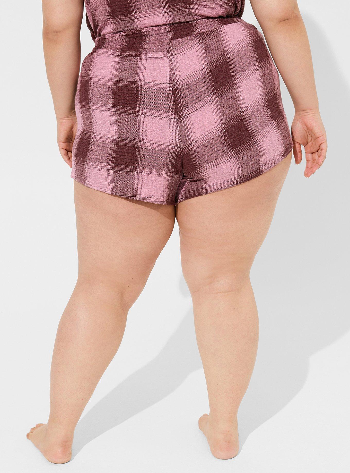 Gauze Sleep Short, EPIC PLAID, alternate