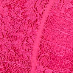 Lace Corset Crop Top, PINK PEACOCK, swatch