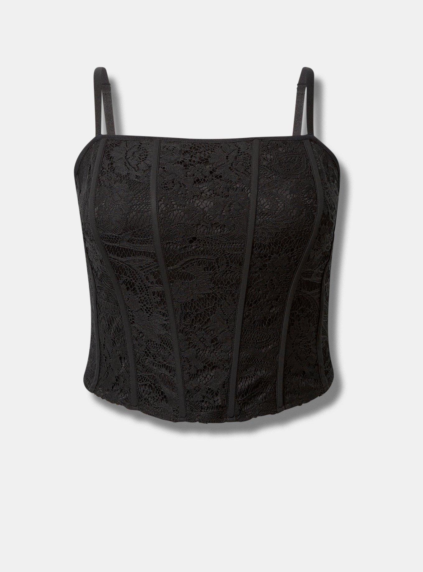 Plus Size Lace Corset Crop Top Torrid