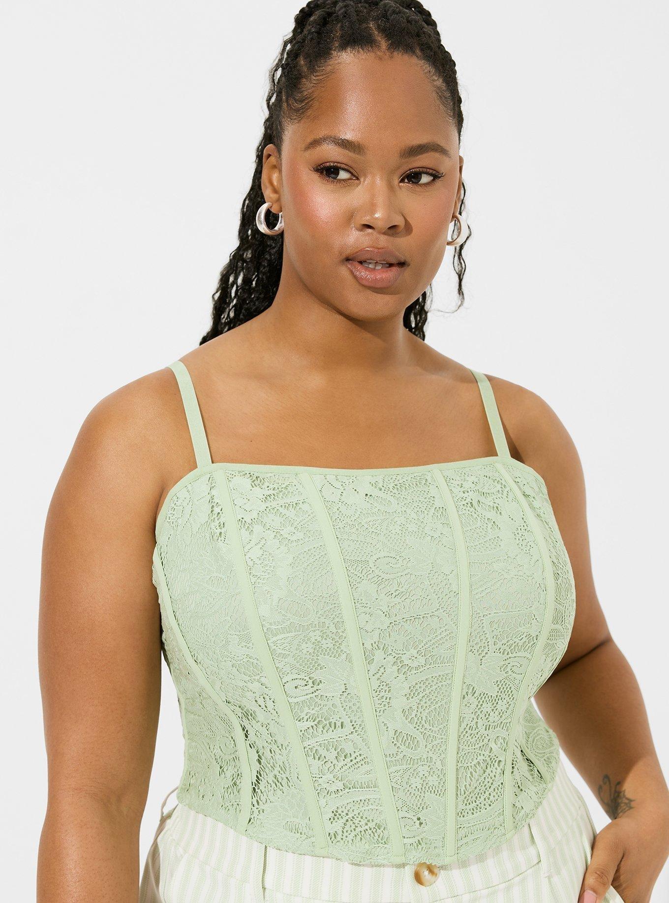 Plus Size - Lace Bodysuit With Open Heart Back - Torrid