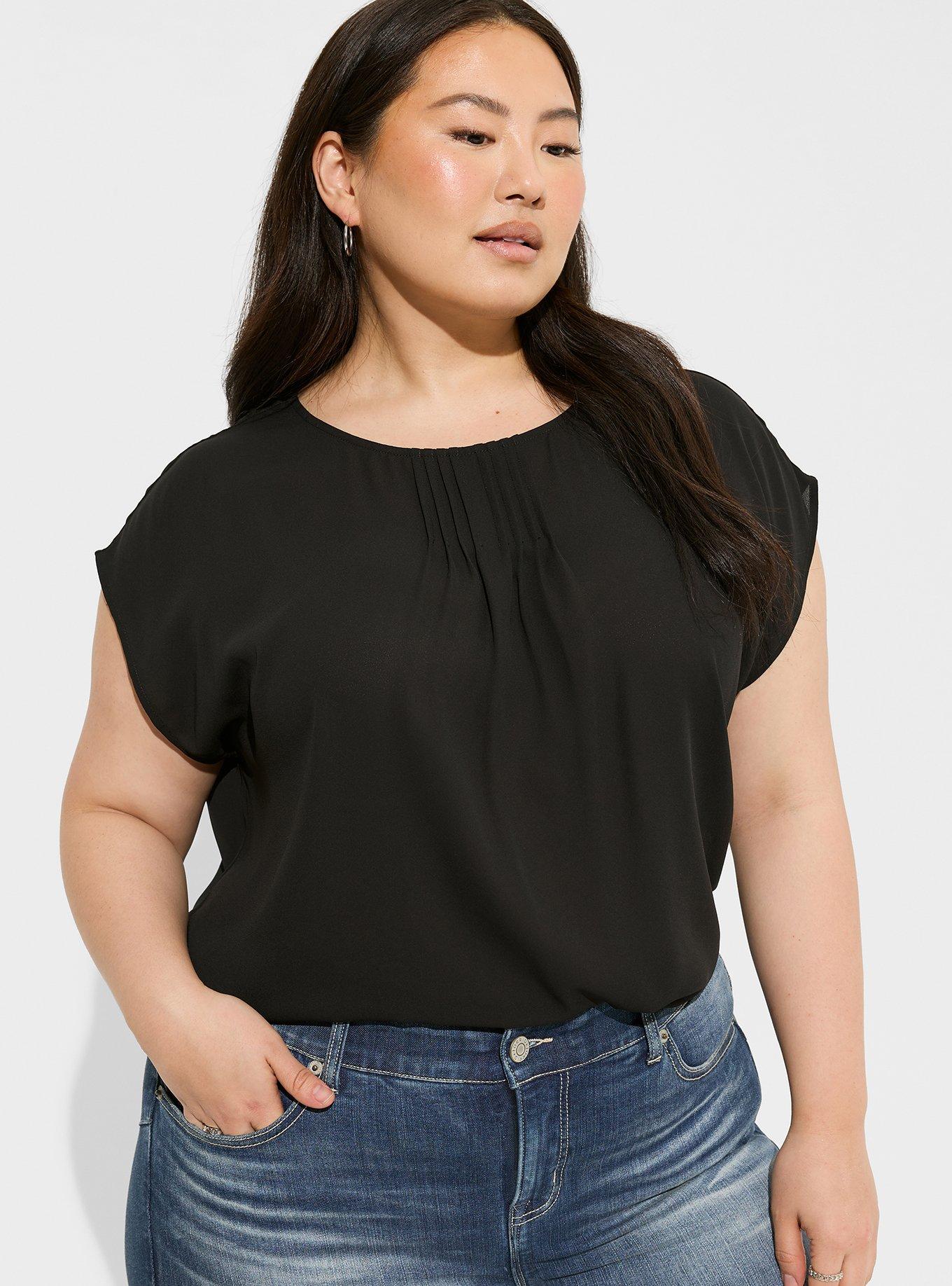 Georgette Dolman Crop Top