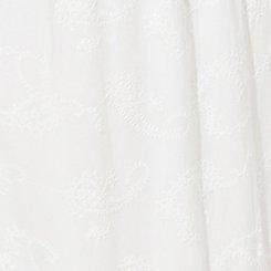 Festi Maxi Cotton Voile Crochet Detail Dress, CLOUD DANCER, swatch