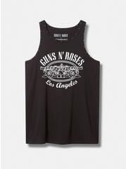 Guns N' Roses Classic Fit Cotton Studded Tank, DEEP BLACK, hi-res