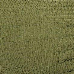 Front Tie 3/4 Sleeve Cold Shoulder Top, OLIVINE, swatch