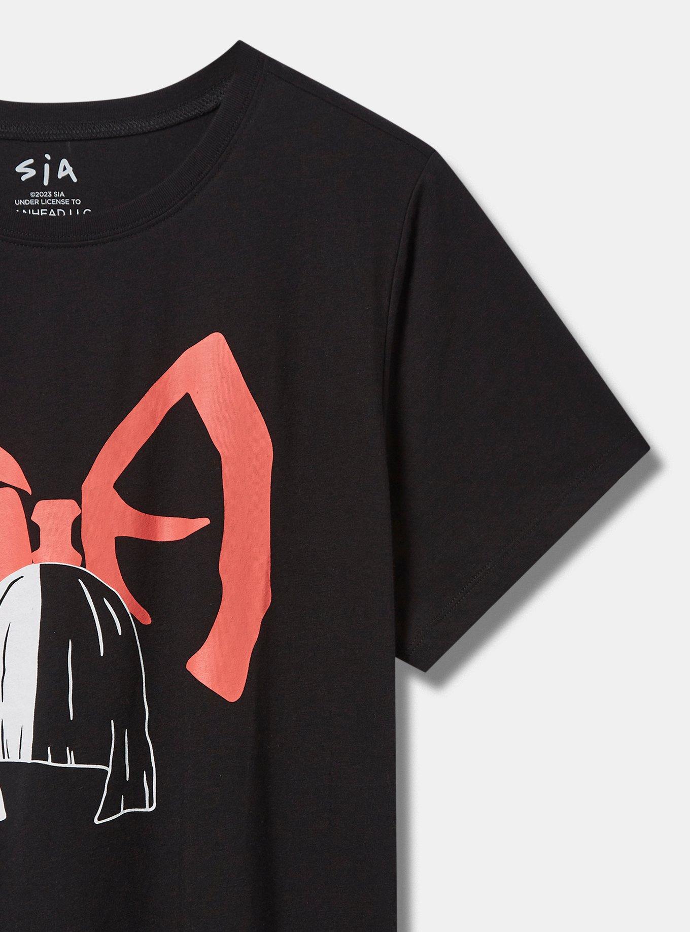 Sia Classic Fit Cotton Crew Tee