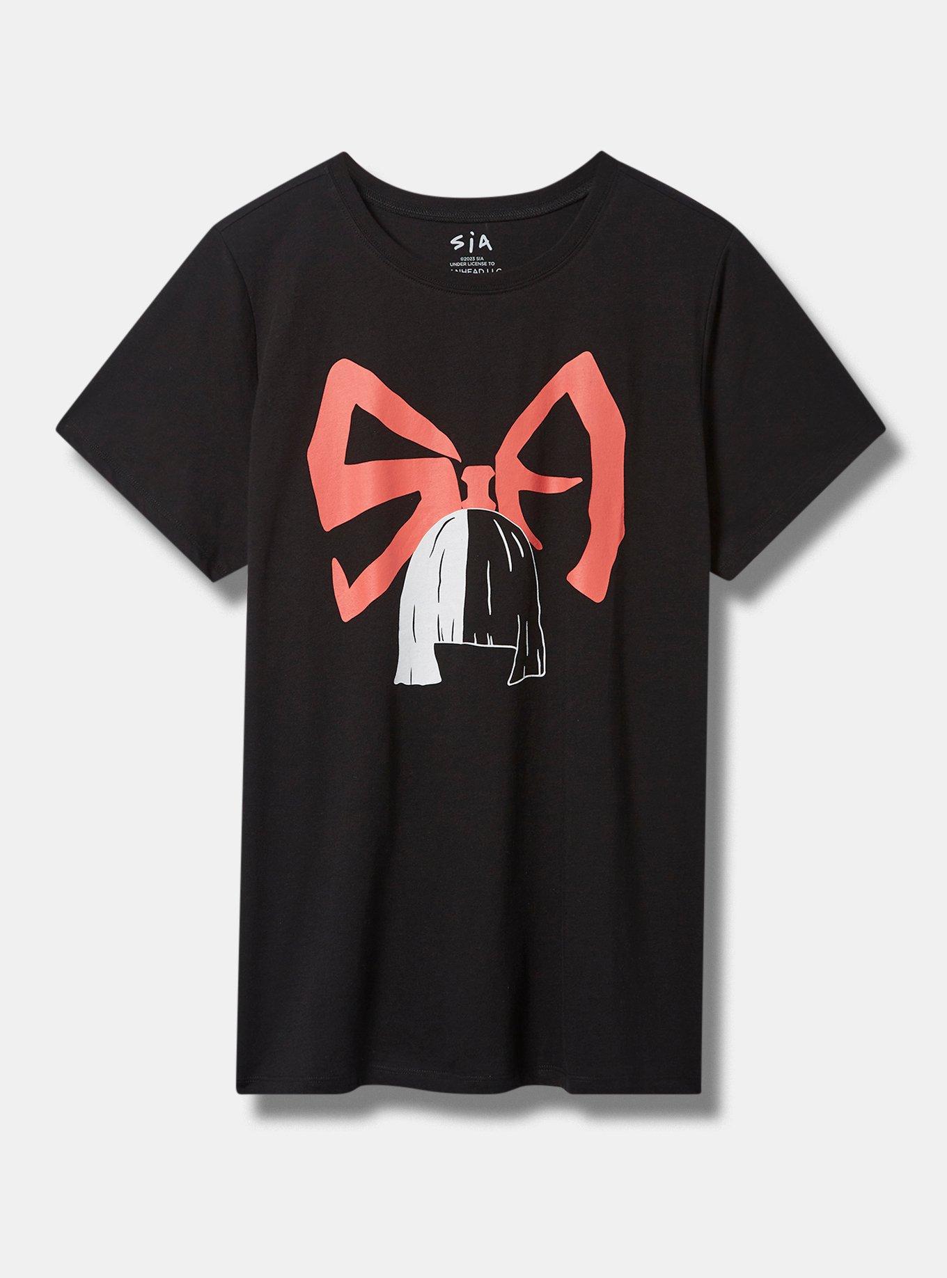 Sia Classic Fit Cotton Crew Tee