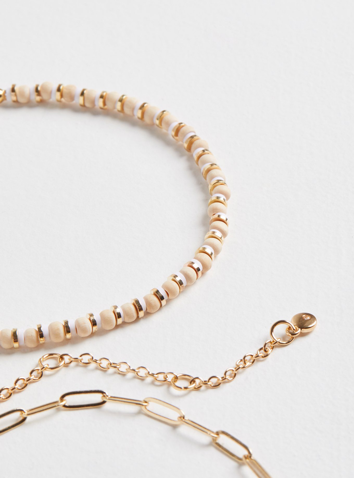 Plus Size - Shell And Beads Anklet Set - Torrid