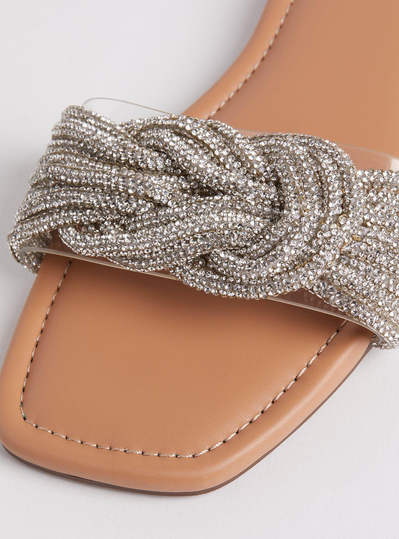 Infinity Knot Sandal (WW), SILVER, alternate