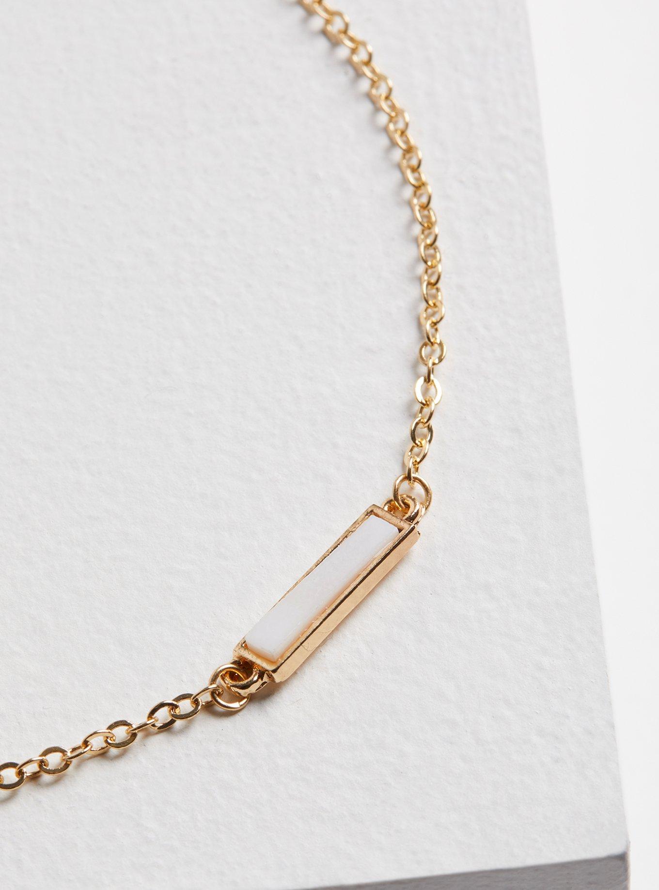 Plus Size Pearl Rope Chain Anklet Set Torrid