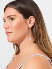 Pearl Linear Earring, , alternate