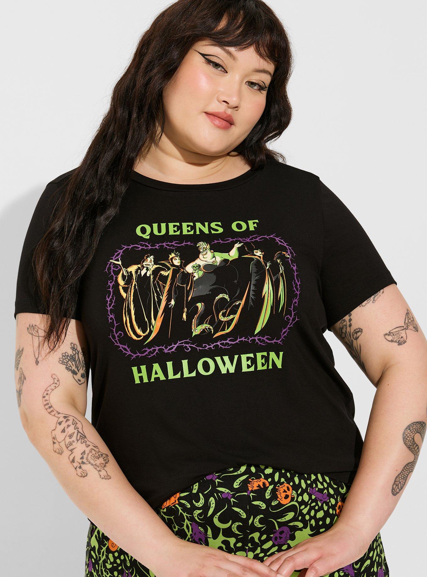 Plus Size - Disney Villains Halloween Super Soft Sleep Short. - Torrid