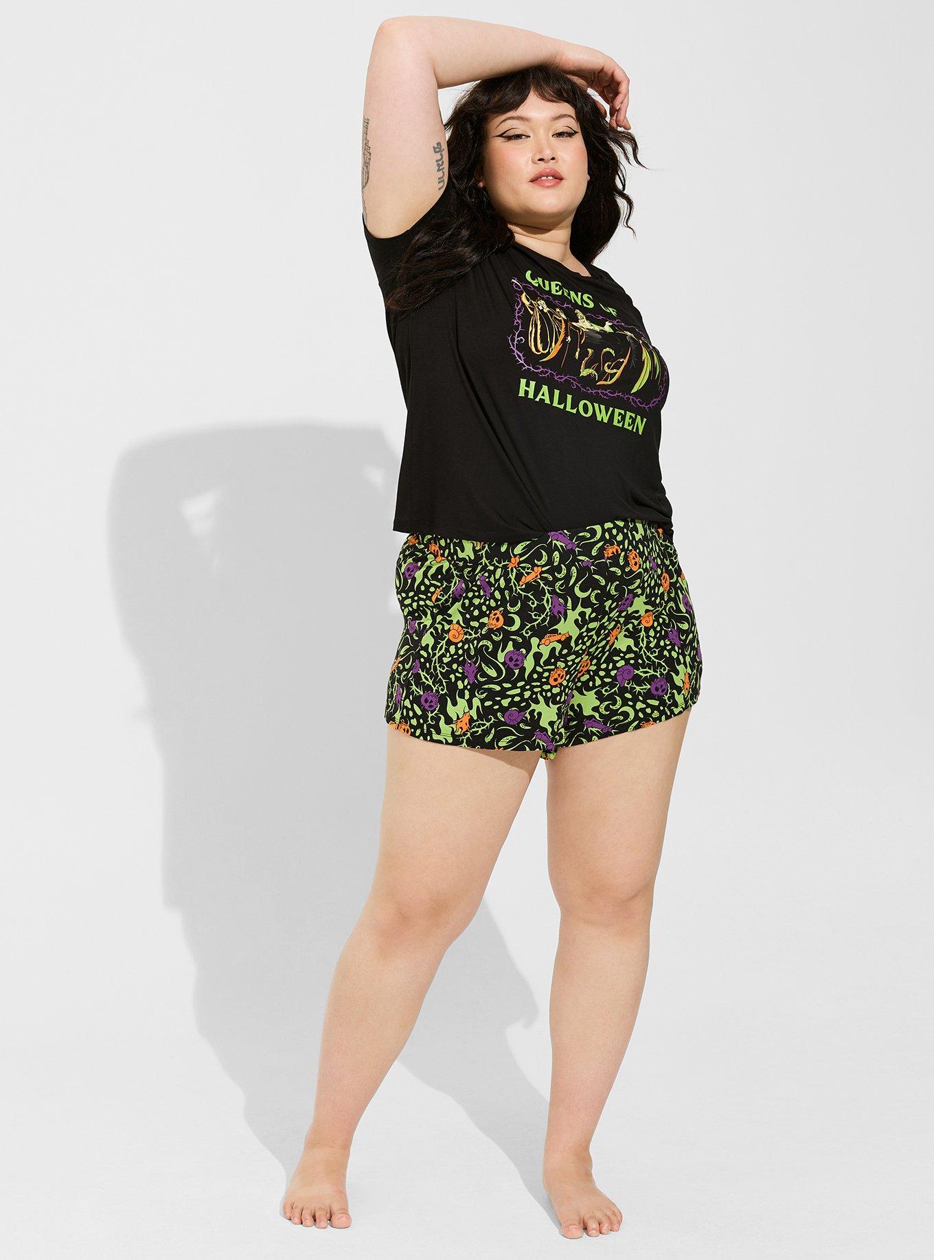 Plus Size Disney Villains Halloween Super Soft Sleep Short. Torrid