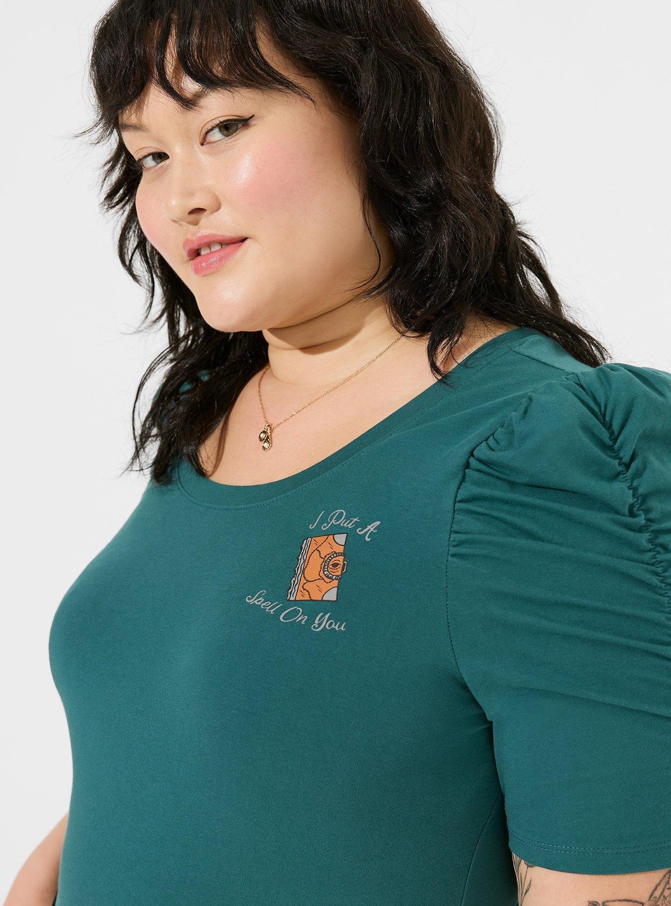 Plus Size - Split Neck Tank - Coton MLB Detroit Tigers - Torrid