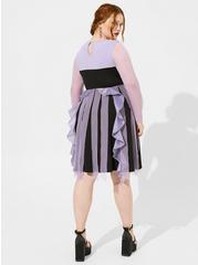 Plus Size Disney Ursula Mini Tulle Dress, PURPLE, alternate