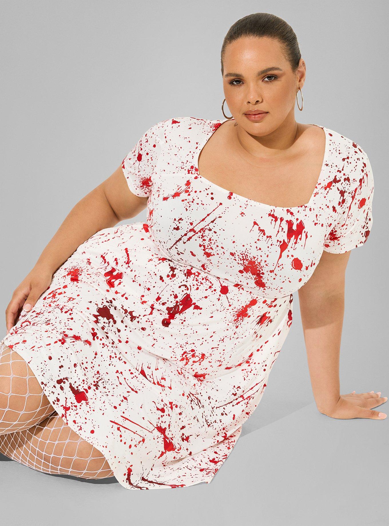 Hot topic shop blood splatter dress