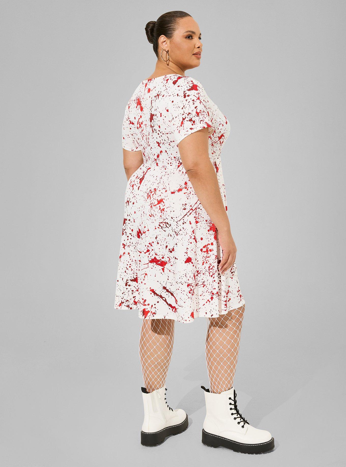 Blood Splatter Mini Dress