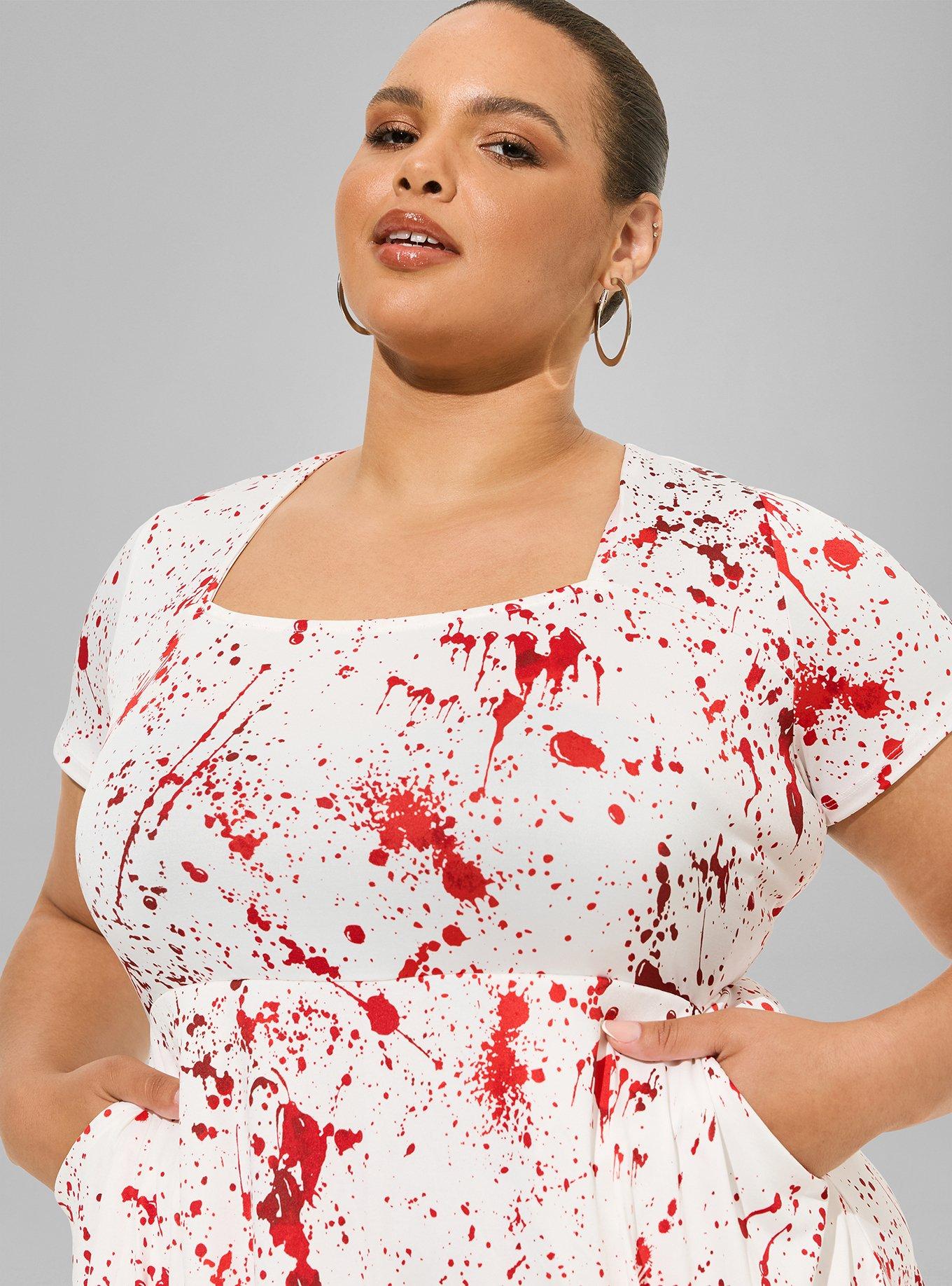 Blood Splatter Mini Dress