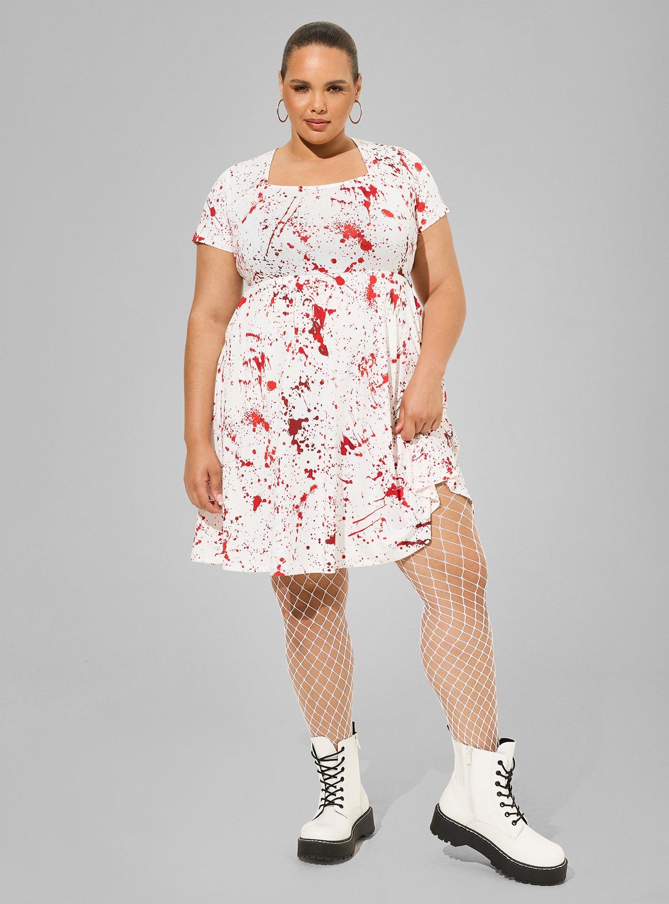 Blood Splatter Mini Dress