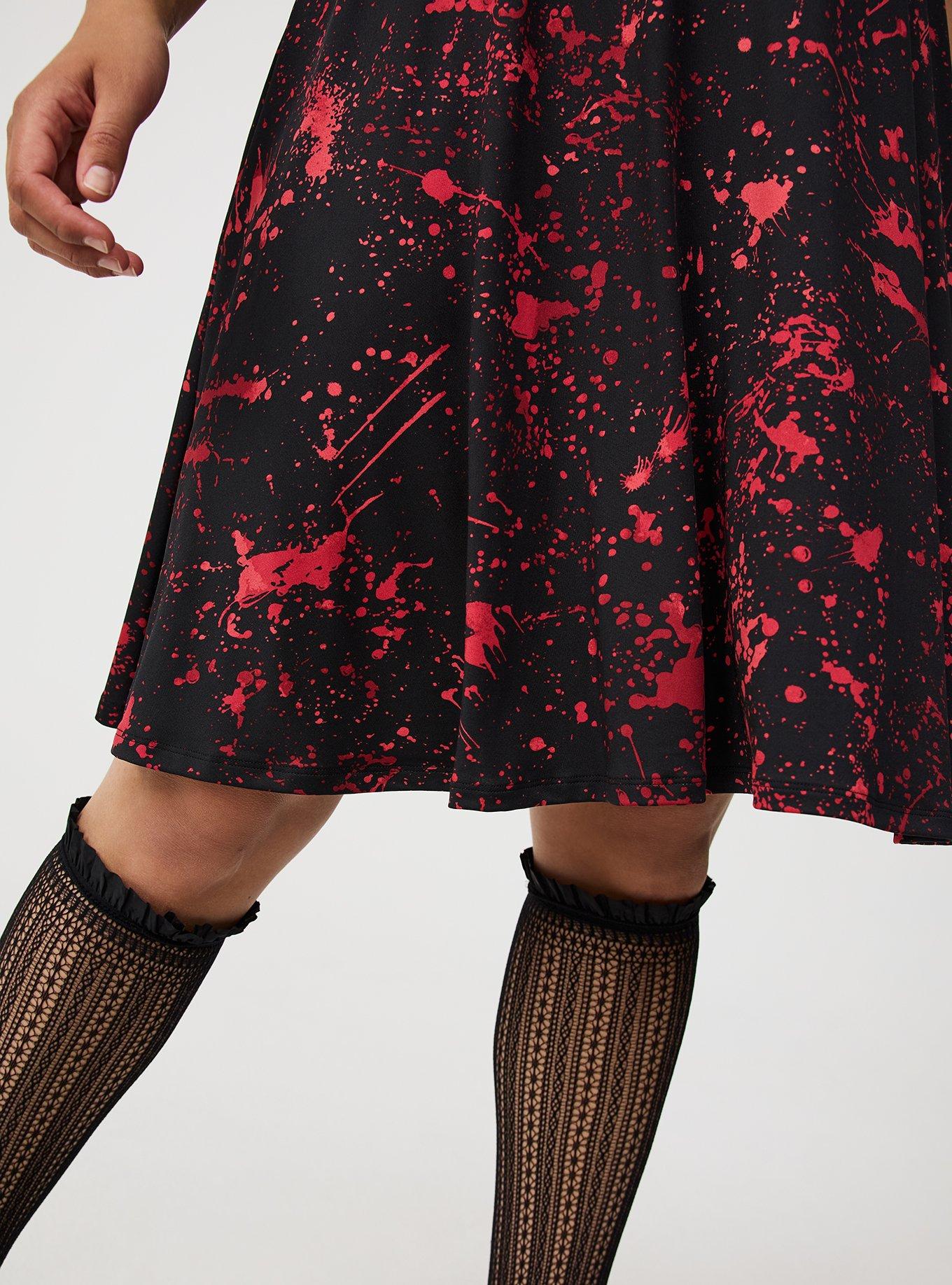 Halloween Blood Splatter A-Line Dress