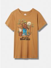 Plus Size Smokey The Bear Classic Fit Cotton Crew Tee, TOBACCO BROWN, hi-res