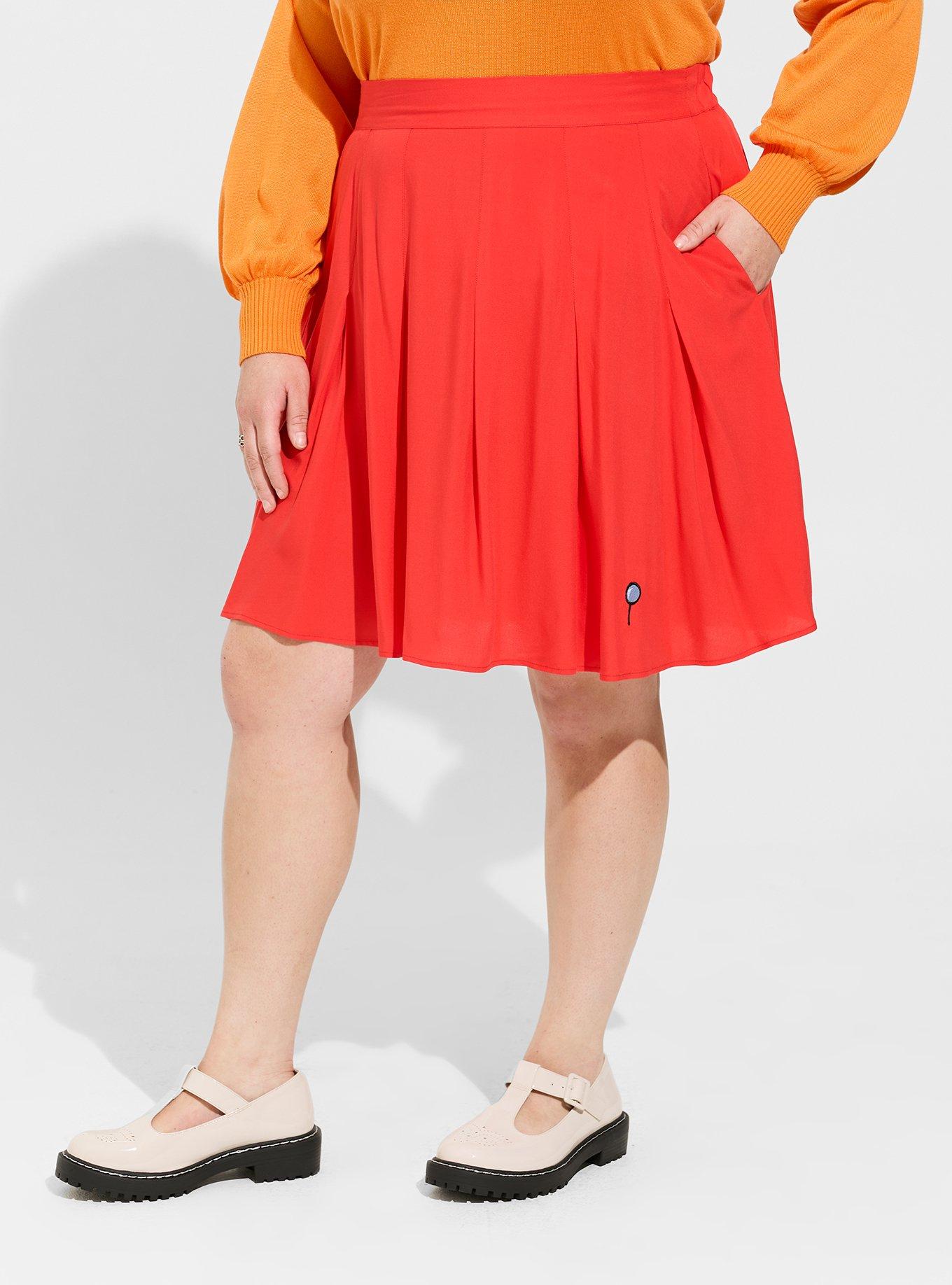 High waisted 2025 pleated skirt velma