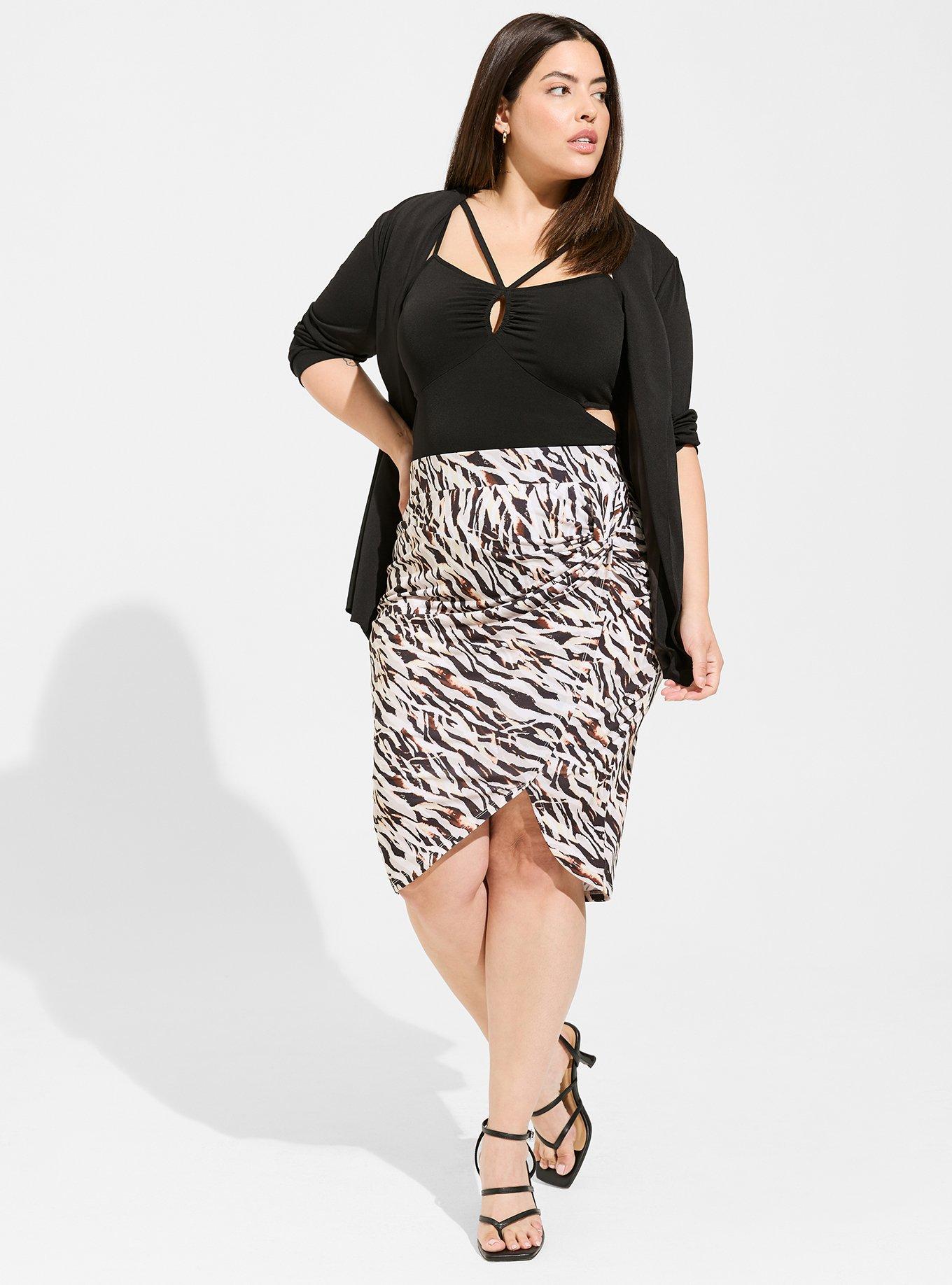 Torrid leopard pencil outlet skirt