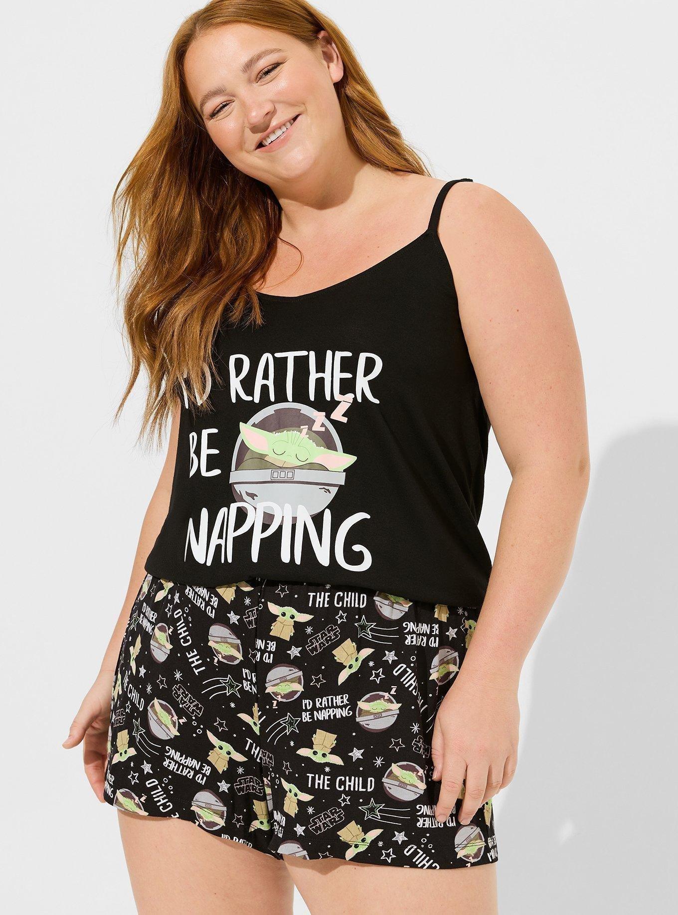 Plus Size Star Wars Grogu Sleep Short , MULTI, hi-res