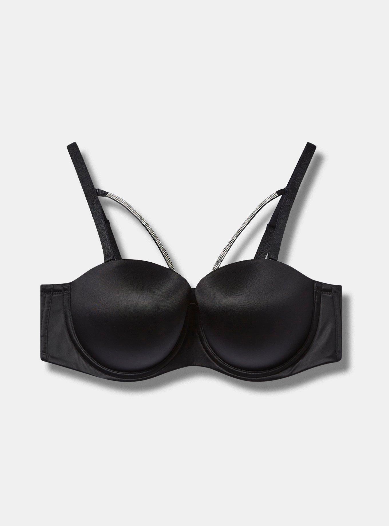 Women'secret Strapless Push-up Bra Black