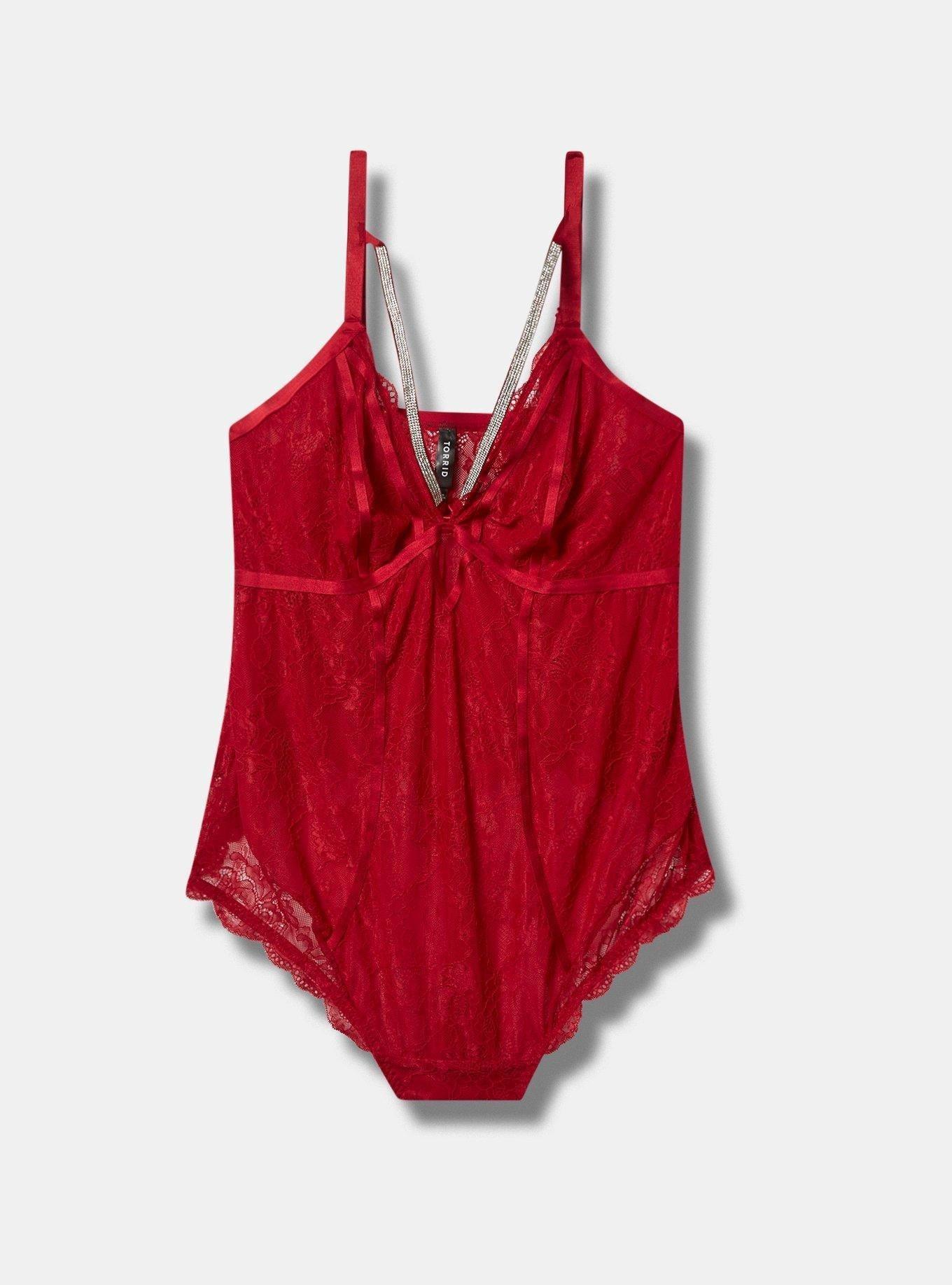 Diamante Lace Bodysuit
