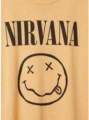 Nirvana Classic Fit Cotton Crew Tee, HABANERO GOLD, alternate