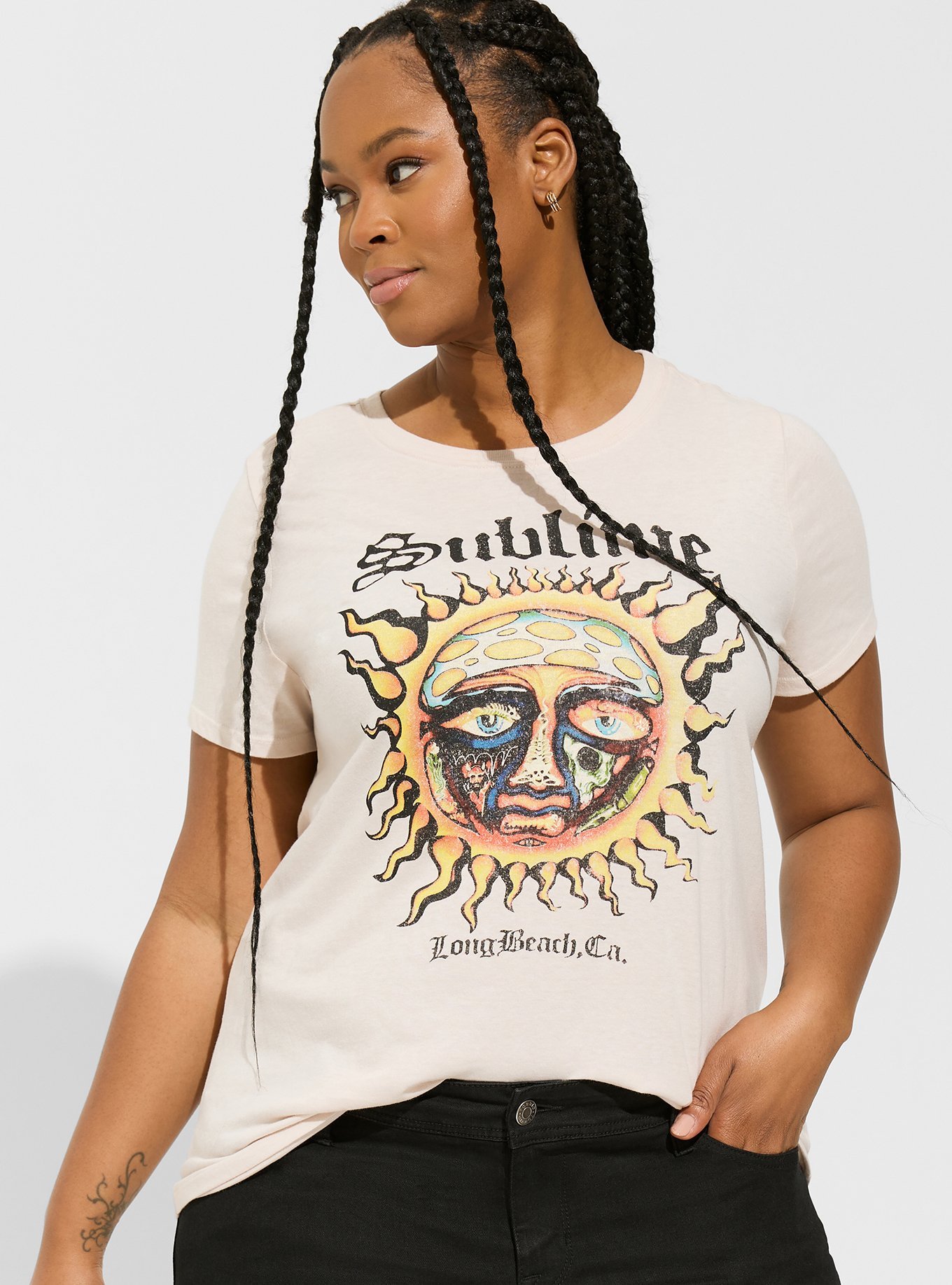 Plus Size - Sublime Classic Fit Cotton Crew Tee - Torrid
