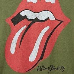 The Rolling Stones Classic Fit Cotton Crew Tee, OLIVINE, swatch