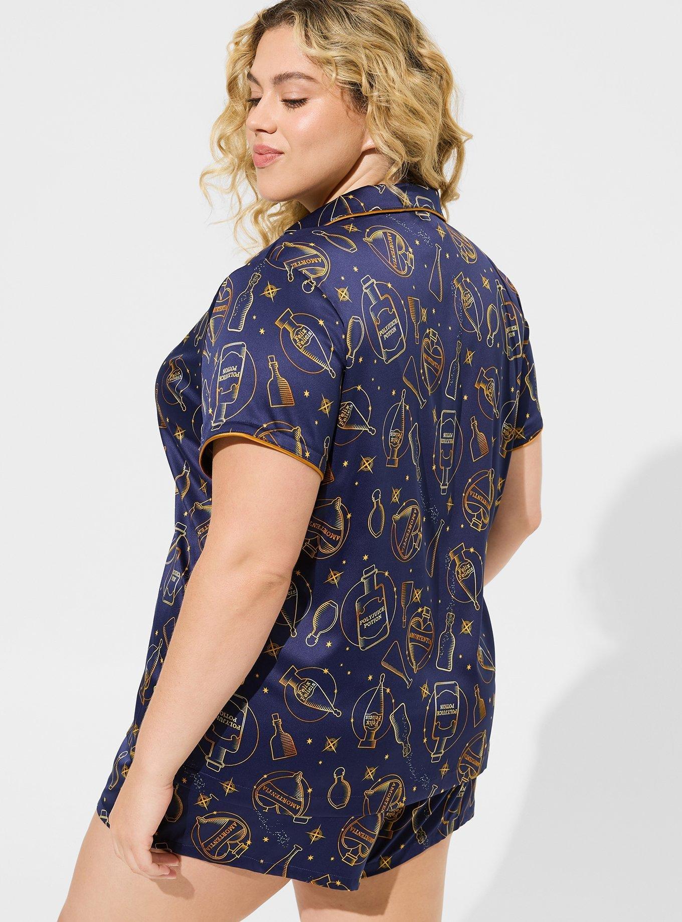 Plus Size - Warner Brothers Harry Potter Potion Satin Sleep Top - Torrid