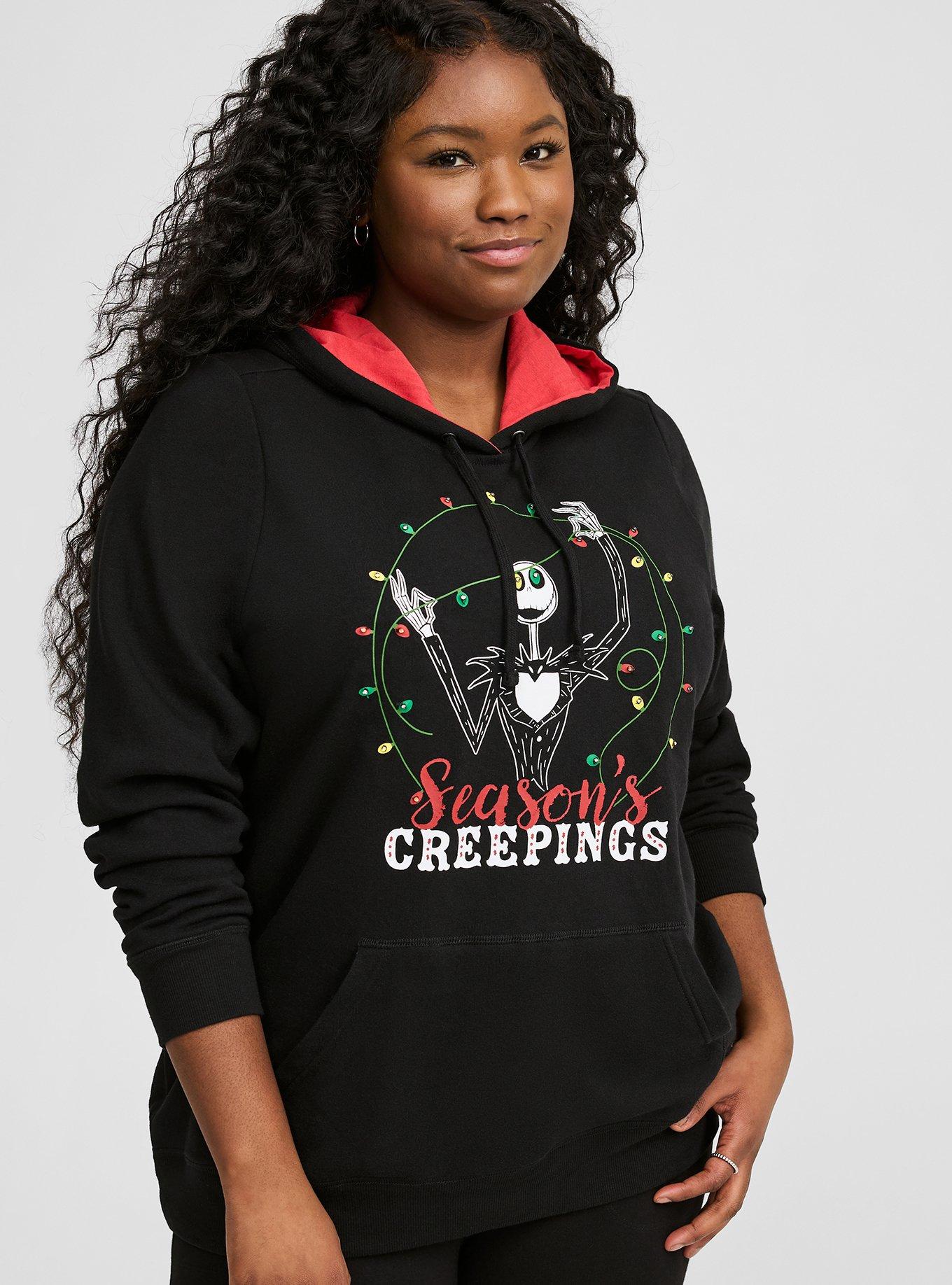 Plus size nightmare before christmas hoodie sale