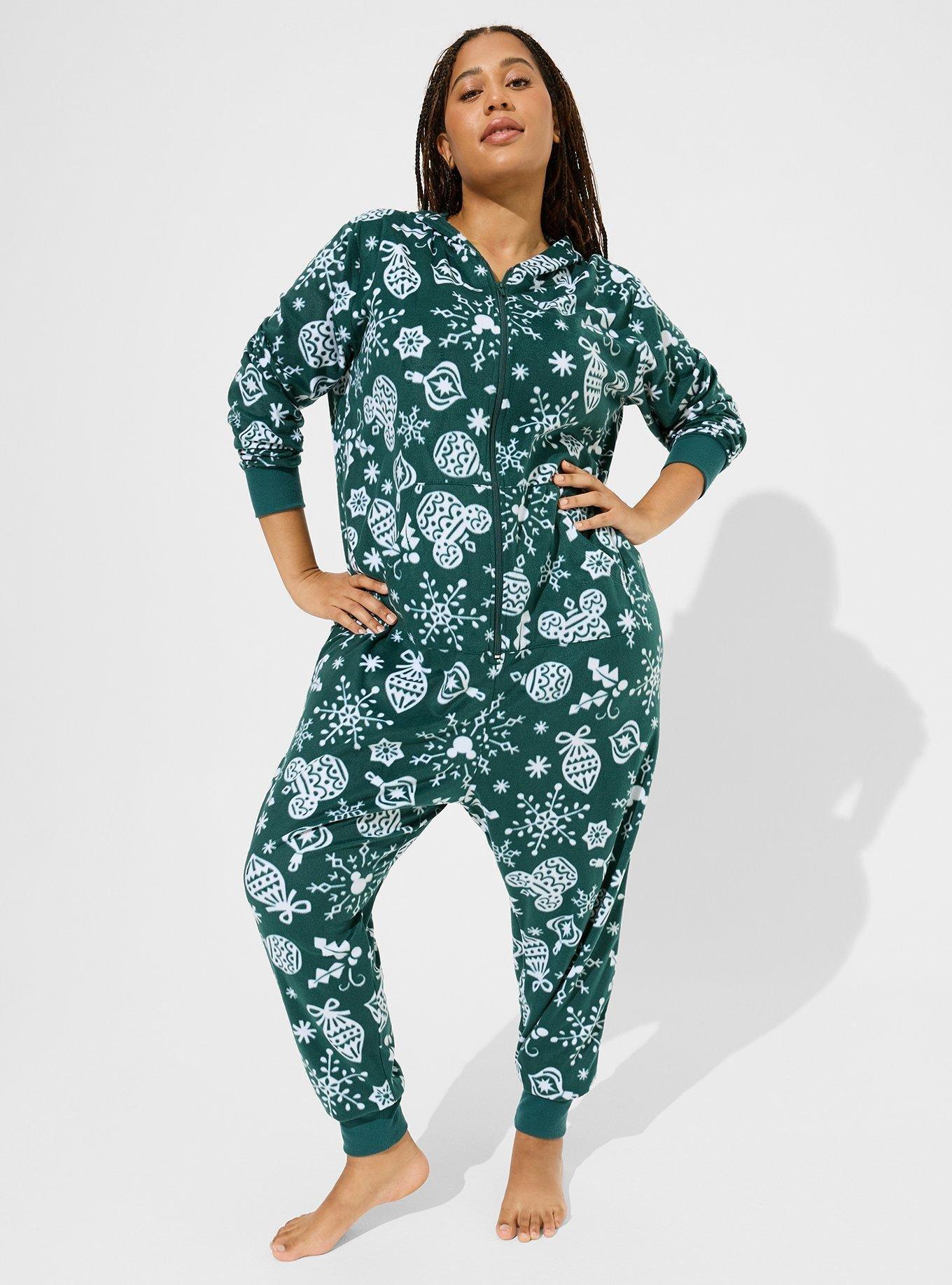 Plus Size - Disney Mickey Mouse Holiday Sleep Onesie - Torrid