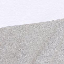 Plus Size Super Soft Slub Boat Neck Elbow Sleeve Varsity Tee, HEATHER GREY, swatch