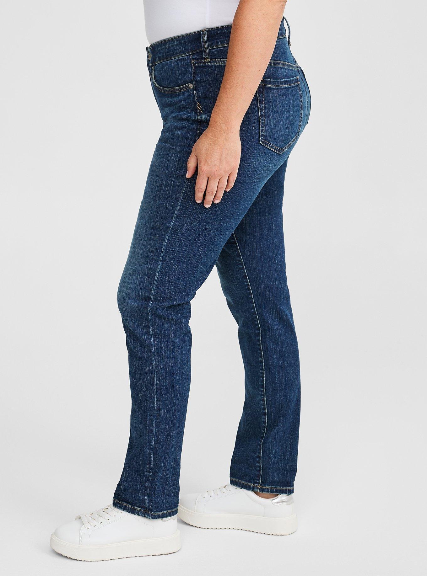 Plus Size - Perfect Boyfriend Ankle Vintage Stretch Mid-Rise Jean