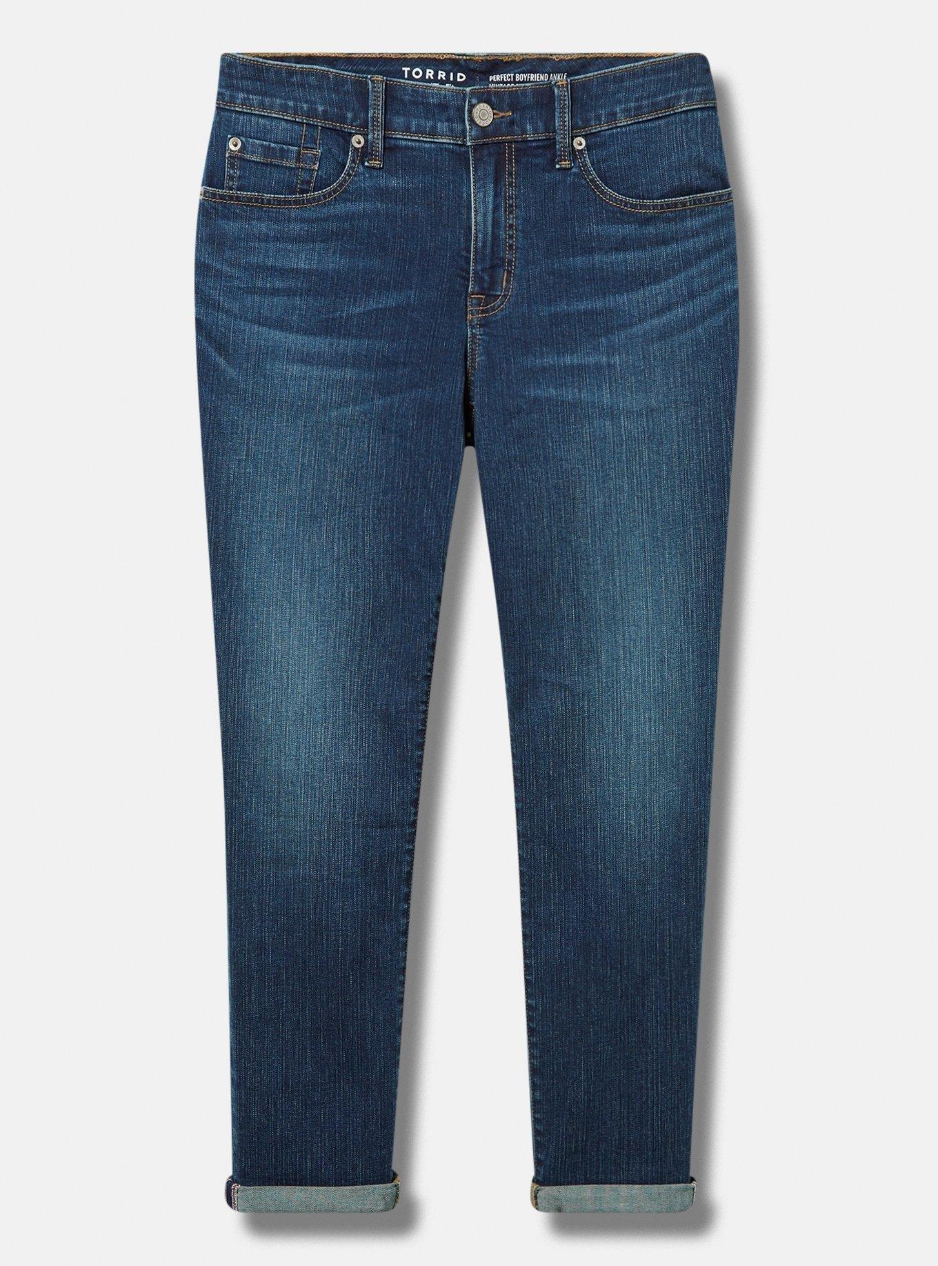 Perfect Boyfriend Vintage Stretch Mid-Rise Jean