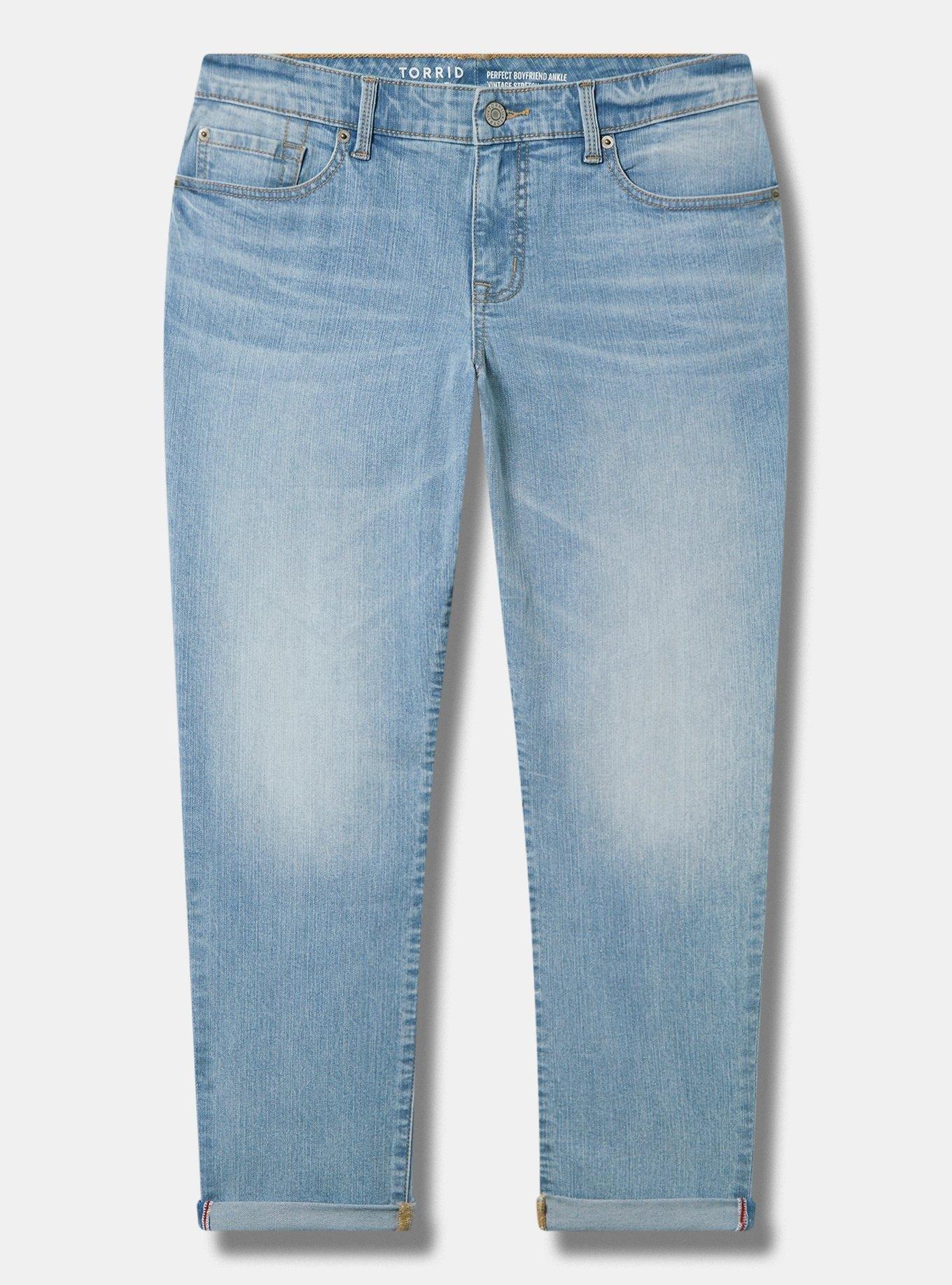 Plus Size - Perfect Boyfriend Mid-Rise Jean - Torrid