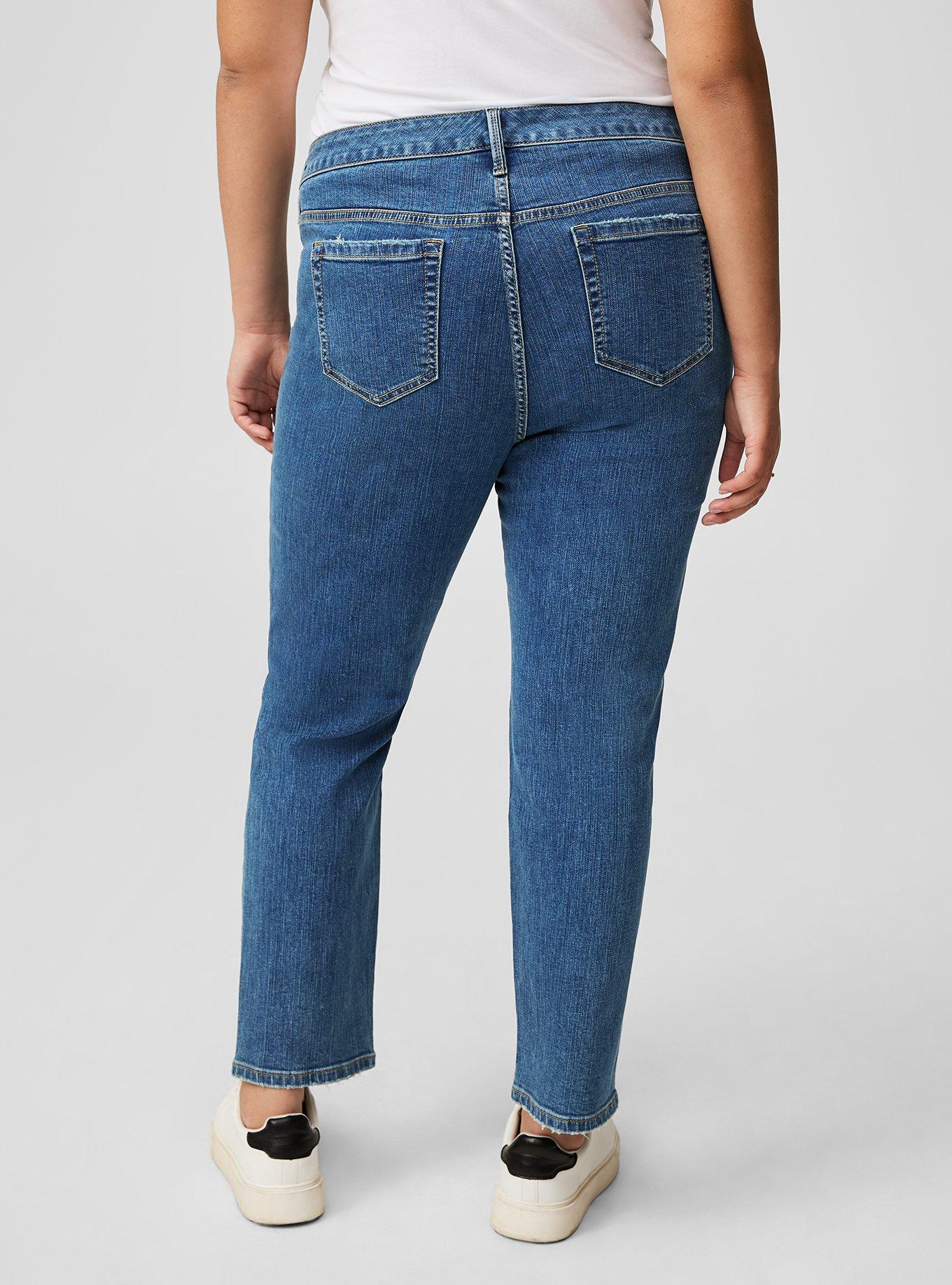 Perfect Boyfriend Ankle Vintage Stretch Mid-Rise Jean