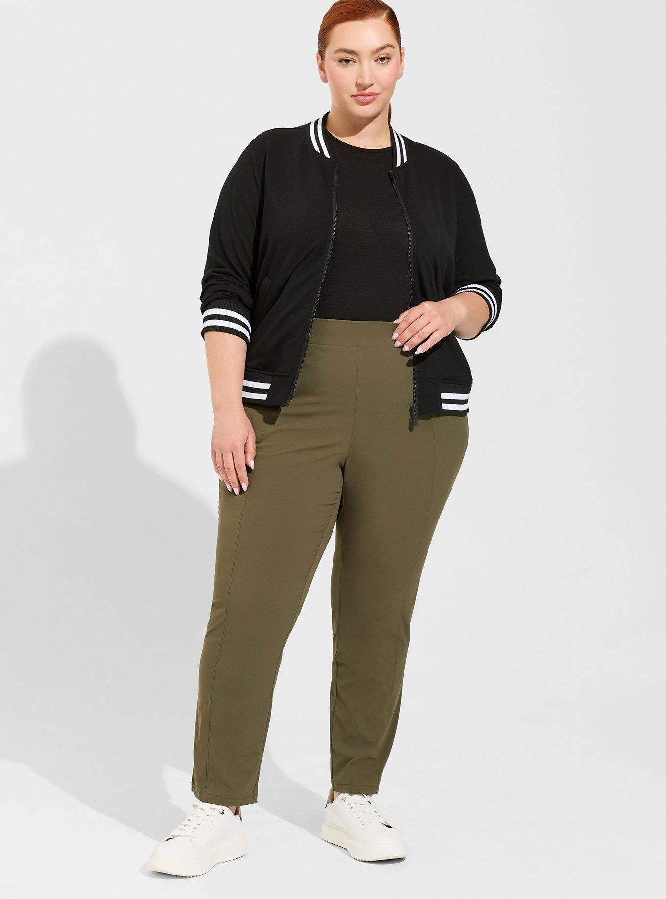 Plus Size - Happy Camper Ripstop Crop Active Walking Pant - Torrid