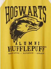 Harry Potter Hufflepuff Classic Fit Cotton Varsity Boatneck Tee, BAMBOO, alternate