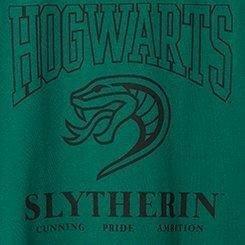 Plus Size Harry Potter Slytherin Classic Fit Cotton Varsity Boatneck Tee, EVERGREEN, swatch