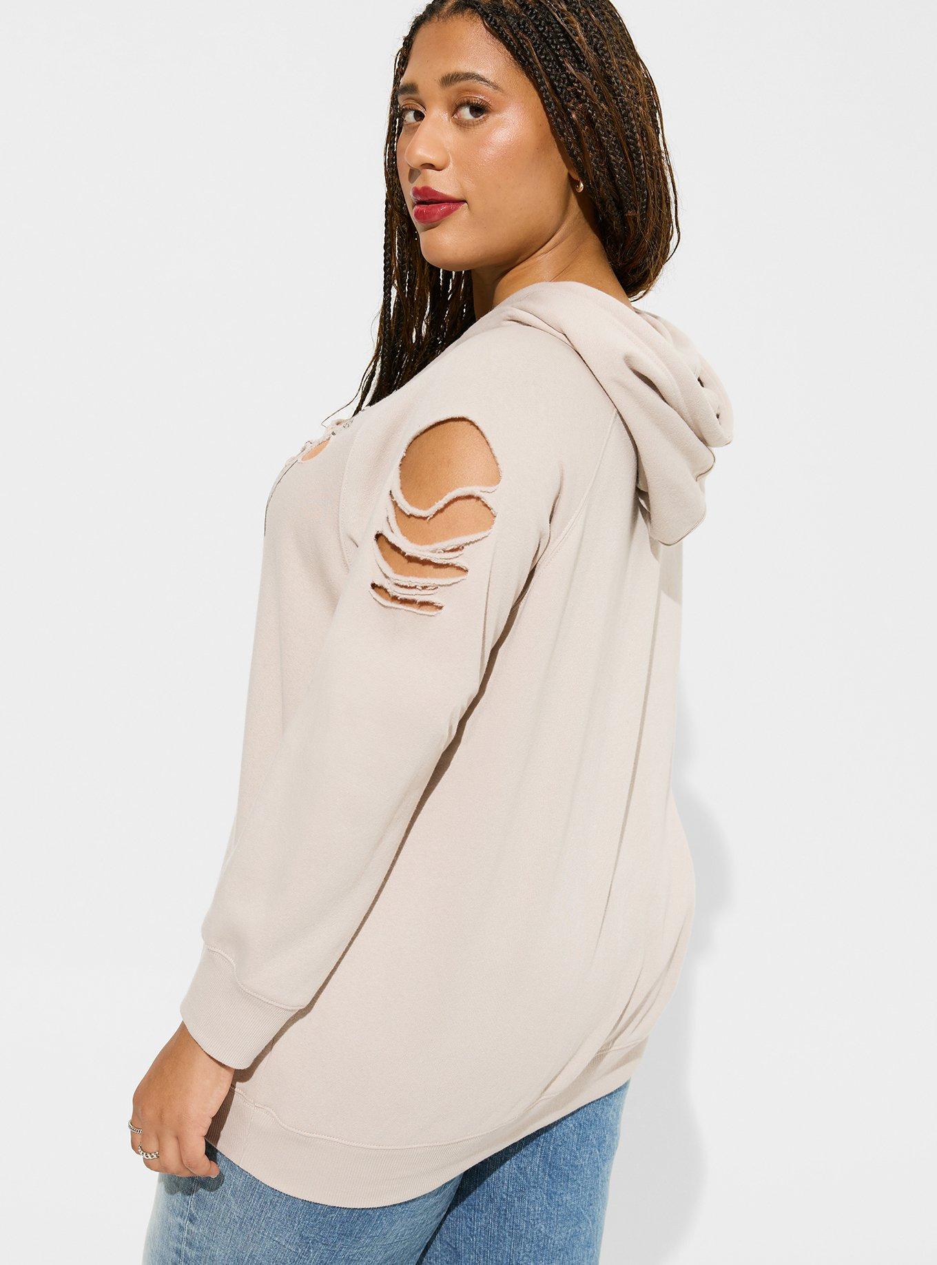 Texas Chainsaw Massacre Cozy Fleece Raglan Hoodie, CHATEAU GRAY, alternate