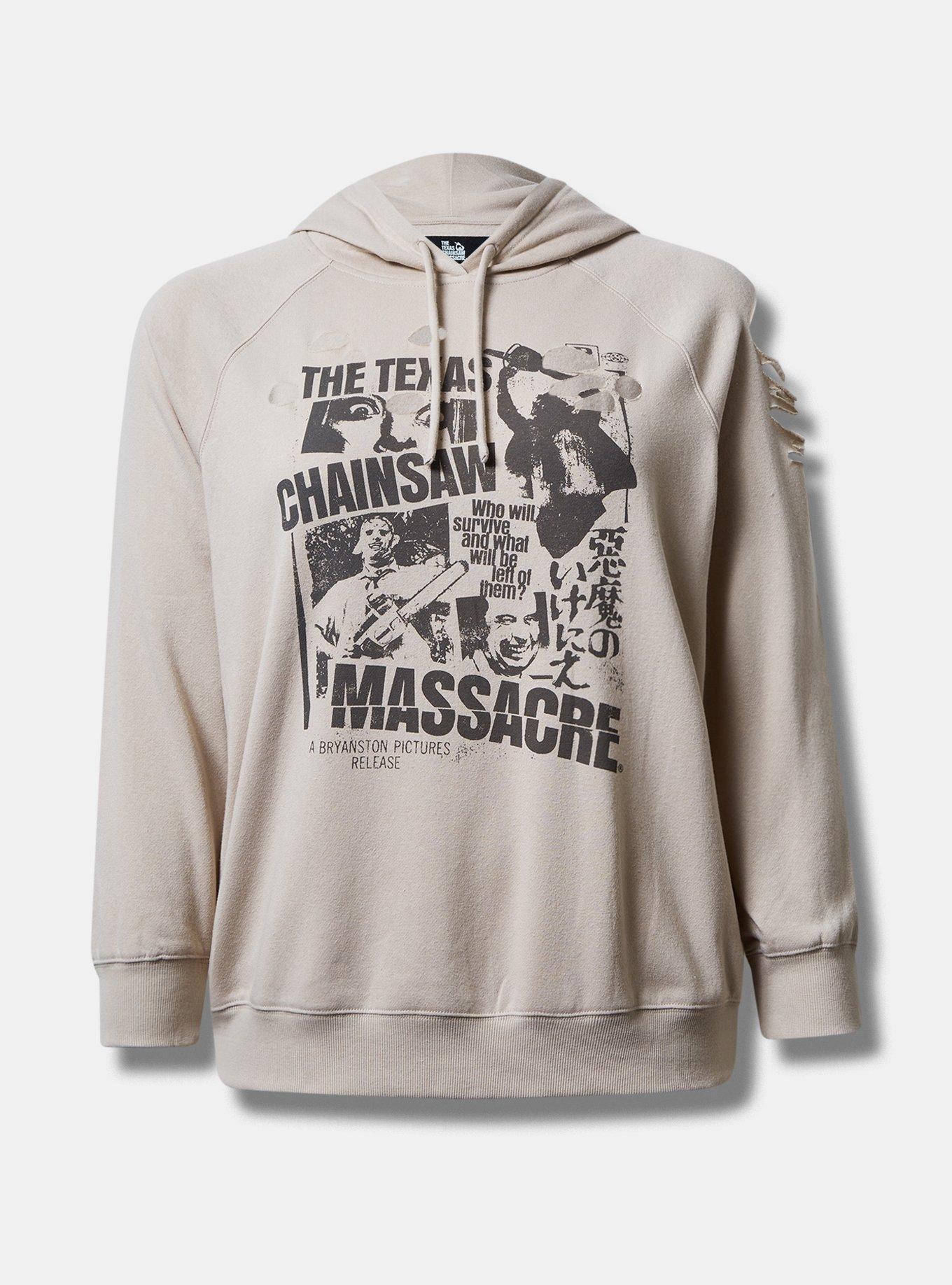 Texas Chainsaw Massacre Cozy Fleece Raglan Hoodie, CHATEAU GRAY, hi-res