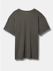Plus Size Tupac Relaxed Fit Cotton Boxy Tee, MINERAL BLACK, alternate