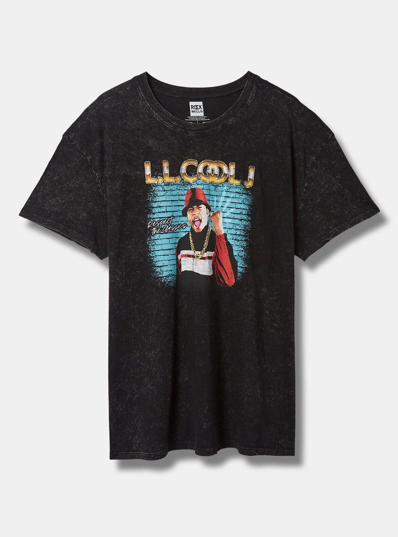 LL Cool J Relaxed Fit Cotton Tunic Boxy Tee